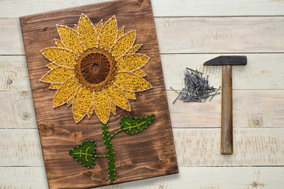 Sunflower String Art Kit