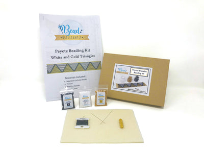 DIY Beading Kit | Beaded Bracelet Includes All Jewelry Making Kit Supplies | DIY Kit | Peyote Bracelet | Beading Patterns | Christmas Gift