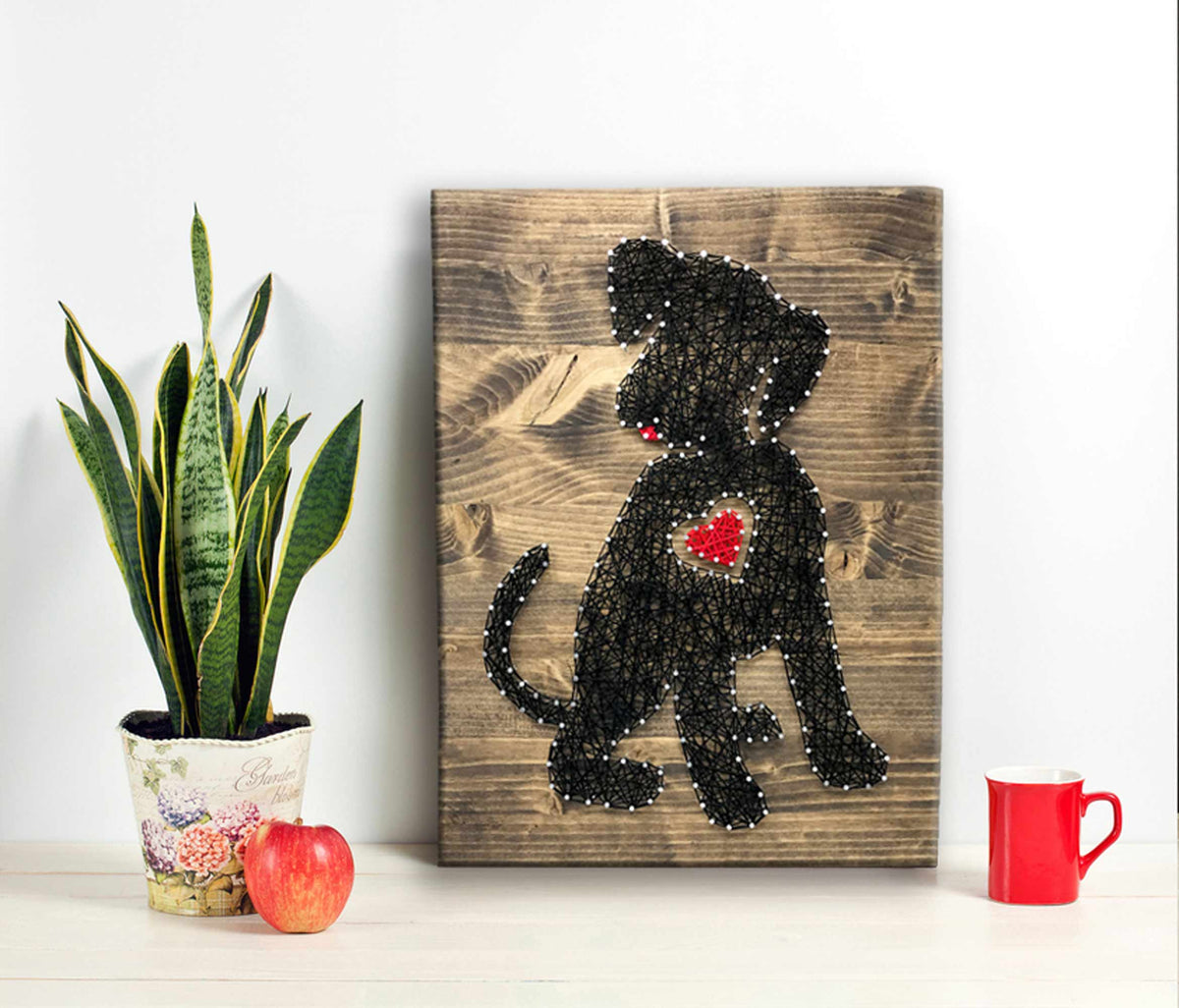 Puppy Heart String Art Kit