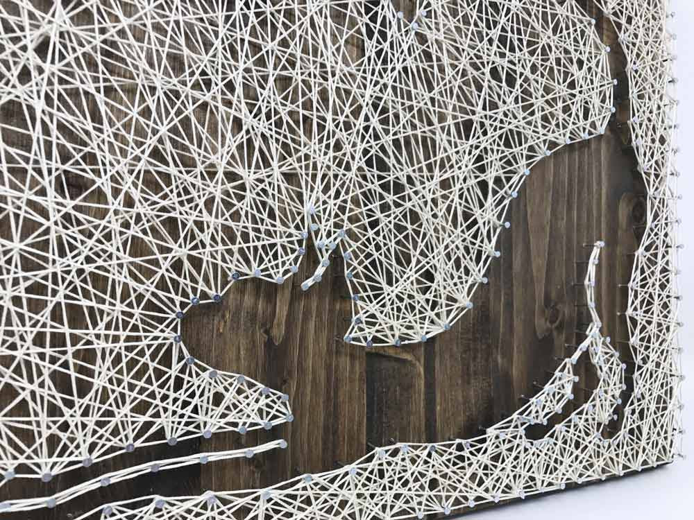 Stretching Cat String Art Kit - String of the Art