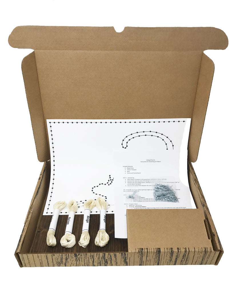 Stretching Cat String Art Kit - String of the Art